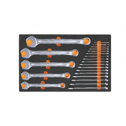 BETA 024510010 - Plateau thermoformé souple avec clés mixtes (vide)