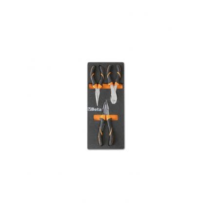BETA 024510131 - Plateau thermoformé souple avec pinces et pince coupante BM (vide)