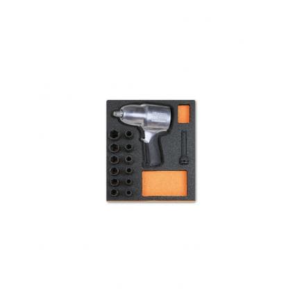 BETA 024510305 - Plateau souple en EVA avec tournevis pneumatique 1/2" (vide)