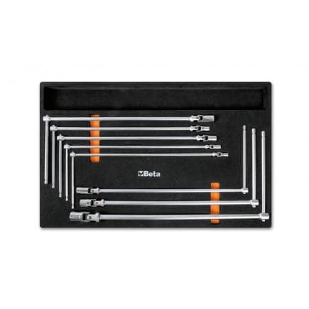 BETA 024510063 - Plateau thermoformé souple avec clés articulées en T (vide)