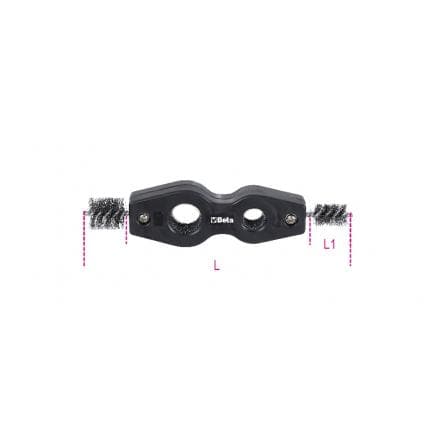 BETA 003450060 - Brosse 4 en 1 pour diamètres intérieur et extérieur 1/2" et 3/4"