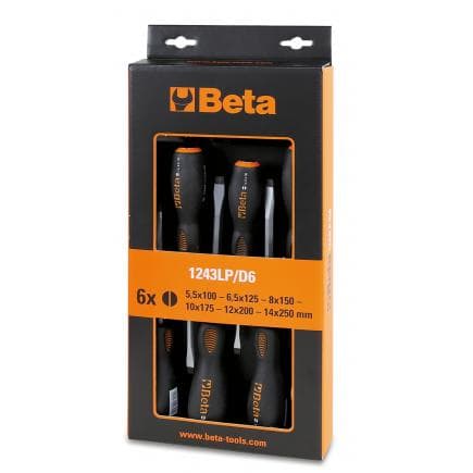 BETA 012430016 - Jeu de 6 tournevis de frappe
