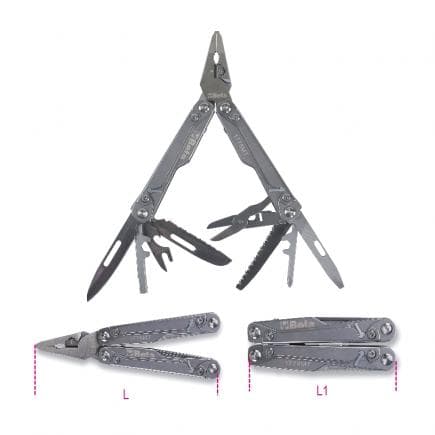 BETA 017780055 - Outil multifonctions,embouts e étui (20 pcs.)
