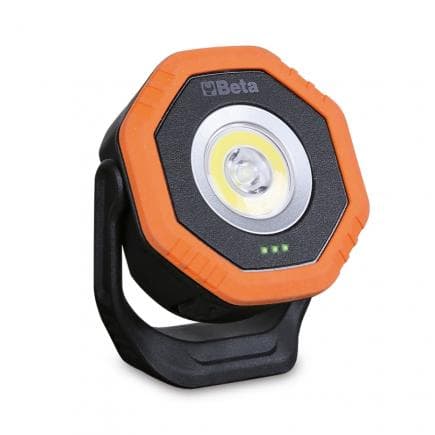 BETA 018380080 - Projecteur de poche articulé orientable à double faisceau lumineux avec recharge sans fil