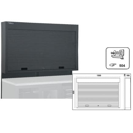 BETA 045000290 - C45PRO porte-outils mural pour meuble d'atelier