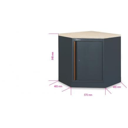 BETA 045000402 - Module angulaire inférieur pour mobilier d'atelier C45PRO