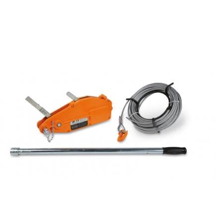 BETA 081480008 - ROBUR - Treuil manuel avec câble passant et corps en alliage d'aluminium avec levier de commande