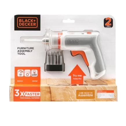 BLACK & DECKER BCRTA01-XJ - Tournevis HexDriver pour meubles