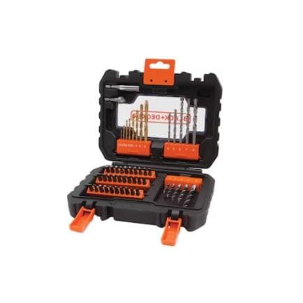 BLACK & DECKER A7232-XJ - Ensemble d'embouts et de forets pour percer et visser (50 pcs.)