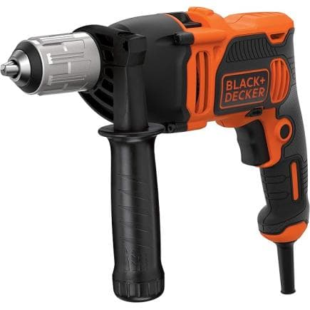 BLACK & DECKER BEH550-QS - Perceuse à percussion filaire Compact 550W