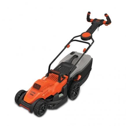 BLACK & DECKER BEMW461ES-QS - Tondeuse à fil avec manche EasySteer-tm- 1400W ø34 cm