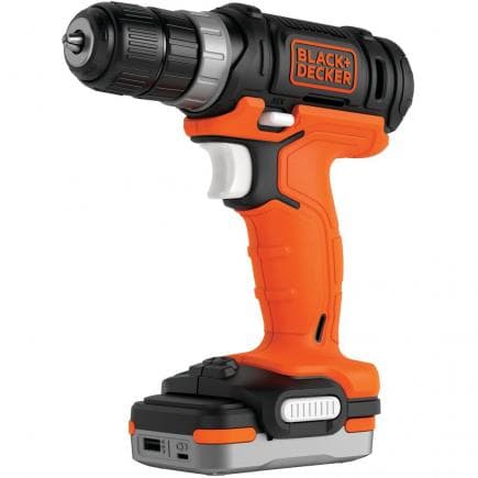 BLACK & DECKER BDCDD12S1-QW - Perceuse visseuse à batterie 12V 1,5Ah