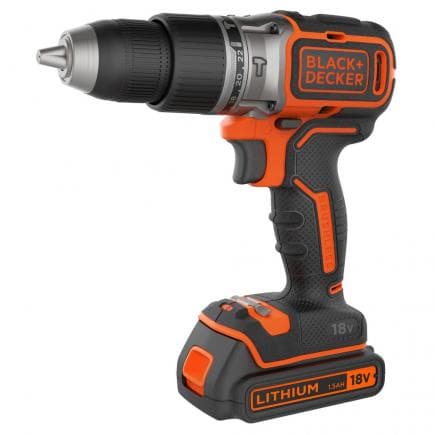 BLACK & DECKER BL188K-QW - Perceuse visseuse à batterie brushless avec percussion 18V 1,5Ah