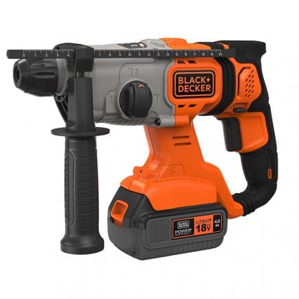 BLACK & DECKER BCD900M1K-QW - Perforateur SDS-Plus à batterie 18V 4,0Ah dans carton