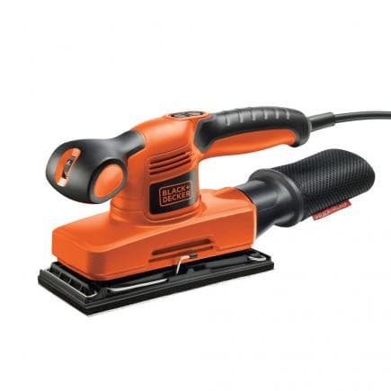 BLACK & DECKER KA320EKA-QS - Ponceuse orbitale à fil 1/3 de feuille 240W