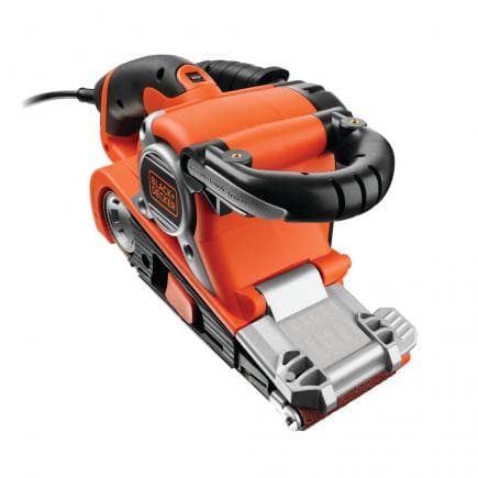 BLACK & DECKER KA89EK-QS - Ponceuse à bande à fil 750W feuille 75x533 mm dans mallette