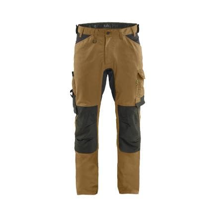 BLAKLADER 175118327699C52 - Pantalon stretch 2D, nougat/noir
