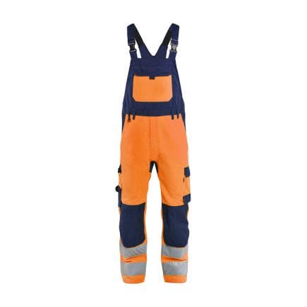 BLAKLADER 266319055389C50 - Salopette haute-visibilité, orange fluo/marine