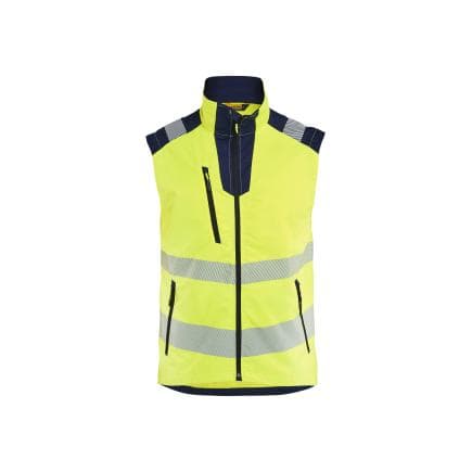 BLAKLADER 308519053389XXXL - Gilet haute-visibilité, jaune fluo/marine
