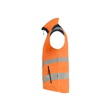 BLAKLADER 308519055389XL - Gilet haute-visibilité, orange fluo/marine