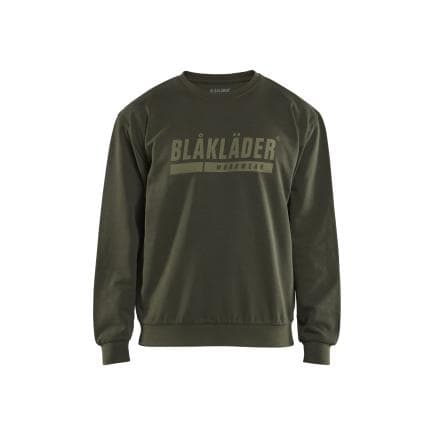 BLAKLADER 353411584209L - Sweat ample, vert forêt