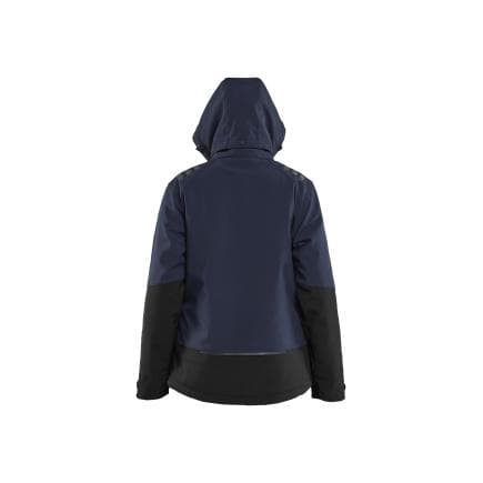 BLAKLADER 475125138699M - Veste Softshell hiver légère femme, marine foncé/noir