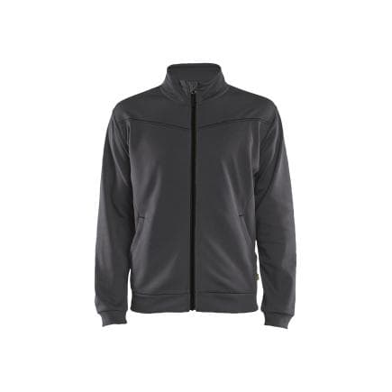 BLAKLADER 336225269699S - Sweat zippé Gris moyen/Noir