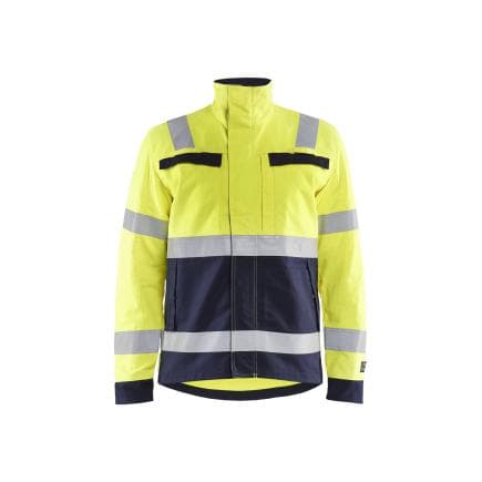 BLAKLADER 408715143389S - Veste Multinormes Jaune fluo/Marine