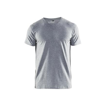 BLAKLADER 336010599000M - T-Shirt col V Gris chiné