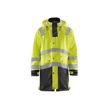 BLAKLADER 432620053399M - Veste de pluie haute-visibilité Level 3 Jaune/Noir