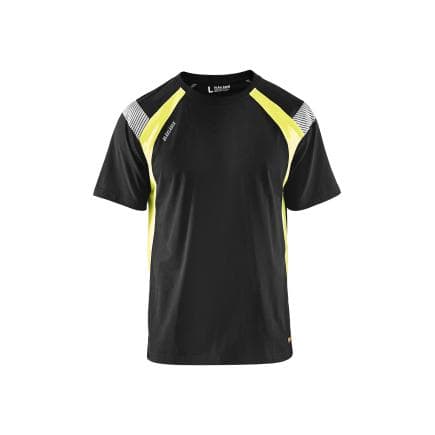 BLAKLADER 333210309933XXL - T-shirt Noir/Jaune fluo