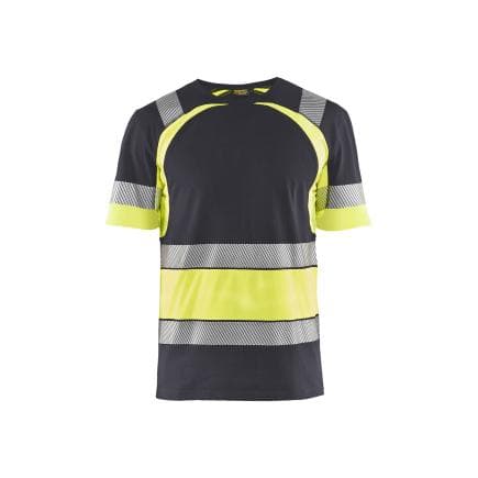 BLAKLADER 342110309633XXXL - T-shirt Gris moyen/Jaune fluo