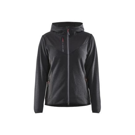 BLAKLADER 594125369799S - Veste tricotée Softshell femme Gris anthracite/Noir
