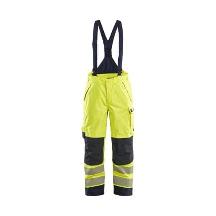 BLAKLADER 188115323389S - Pantalon hardshell multinormes Hi-Vis Jaune/Marine