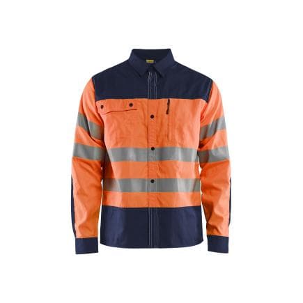 BLAKLADER 325518175389XXXL - Chemise haute-visibilité Orange/Marine