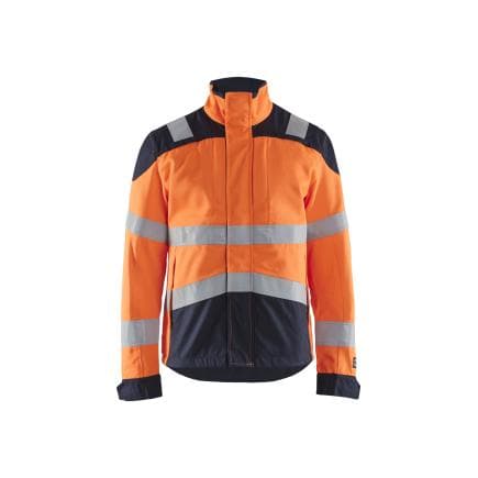 BLAKLADER 408915135389XXL - Veste multinormes inhérent Hi-Vis Orange/Marine