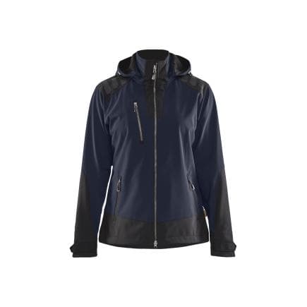 BLAKLADER 471925138699XL - Veste Softshell Femme Marine foncé/Noir