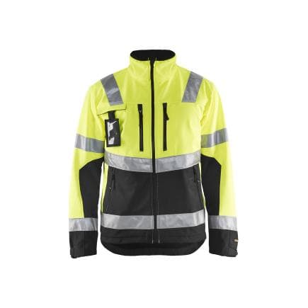 BLAKLADER 490025173399M - Veste Softshell haute-visibilité Jaune/Noir
