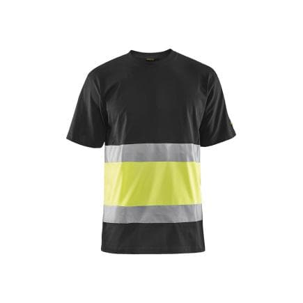 BLAKLADER 3387103099334XL - T-shirt haute-visibilité Noir/Jaune