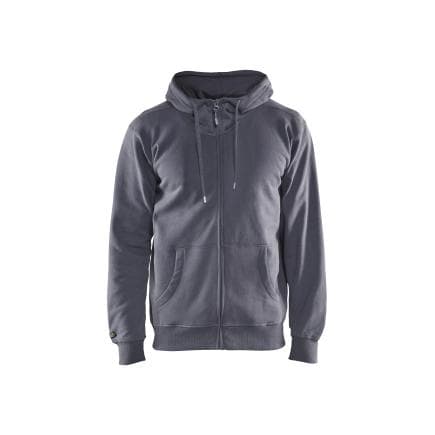 BLAKLADER 336610489400L - Sweat zippé à capuche Gris clair