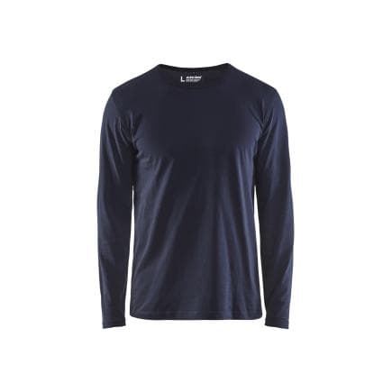 BLAKLADER 350010428600L - T-shirt manches longues Marine foncé