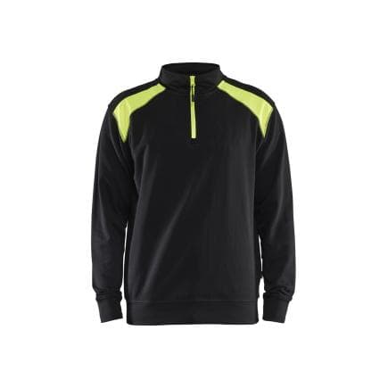 BLAKLADER 335311589933XXL - Sweat camionneur Noir/Jaune