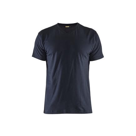 BLAKLADER 336010298600L - T-Shirt col V Marine foncé