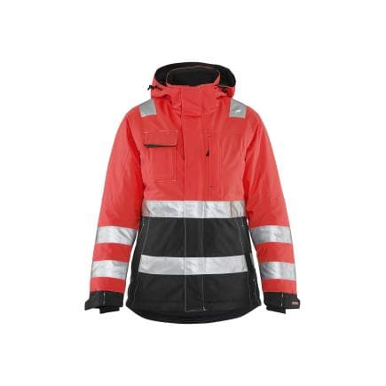BLAKLADER 487219875599L - Veste doublée haute-visibilité femme Rouge/Noir