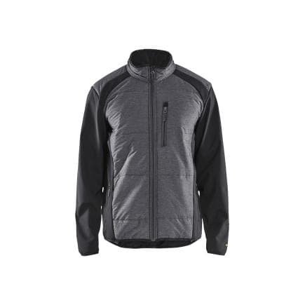 BLAKLADER 492919119998XXXL - Veste Hybrid Noir/Gris foncé