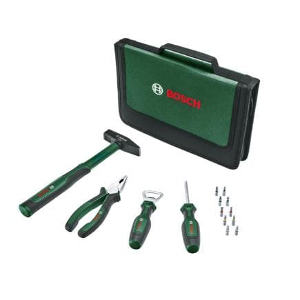 BOSCH 1600A027PT - Ensemble d'outils manuels Easy Starter (14 pcs.)