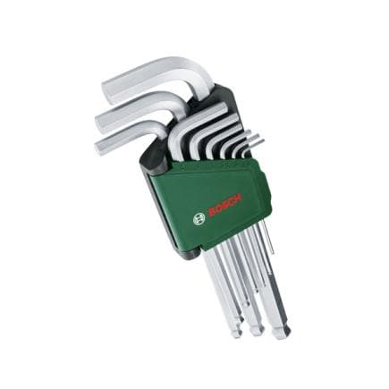 BOSCH 1600A02BX9 - Jeu de clés hexagonales (9 pcs.)