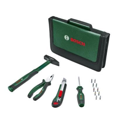 BOSCH 1600A02BY3 - Ensemble d'outils manuels Easy Starter (14 pcs.)