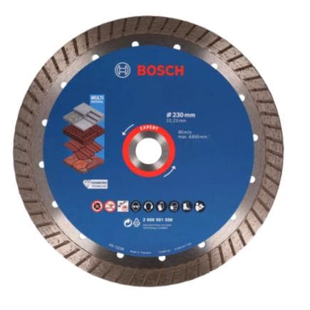 BOSCH 2608901598 - Disque à tronçonner diamanté EXPERT MultiMaterial 230 x 22,23 x 2,4 x 15mm