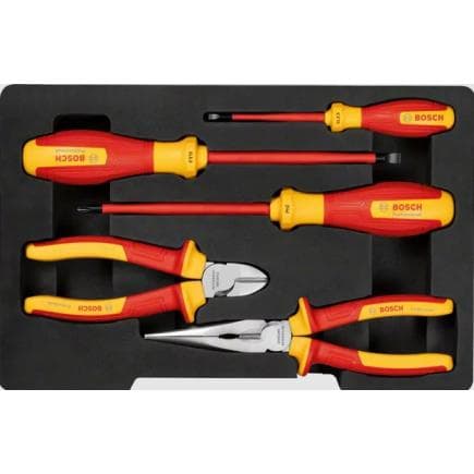 BOSCH 1600A02NG2 - Kit d’outils à main mixtes VDE PROFESSIONAL (5 pièces)